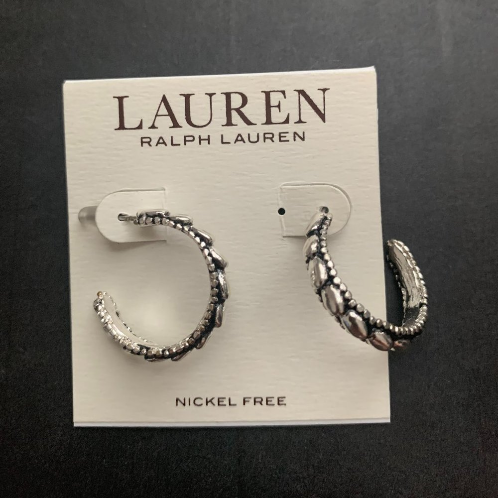 Lauren Ralph Lauren Silver Color Earrings